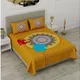 Yellow__Jaipuri bedsheet